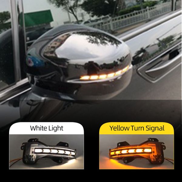 2 pezzi dello specchio di retrovisione di girata del lato chiaro segnale per Honda CRV / URV / Città / GREIZ / JADE / VEZEL / ODYSSEY / Avancier / Jazz sinistra / destra DRL