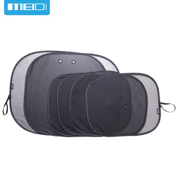 

meidi sun shade car sun shade for windshield black side car rear window sunshade cover mesh 6 pcs