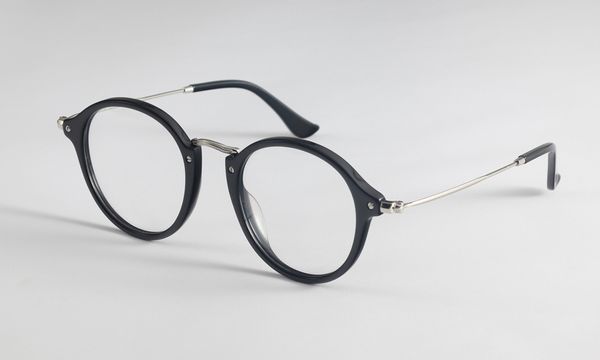 Toptan-2018 marka tasarımcısı yuvarlak gözlük Erkekler Kadın serin çerçeve tahta Gözlük bağbozumu FECS Gözlükler Şeffaf Lens Retro daire gösteri