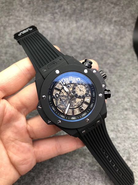 

luxury silver black sports mens watch chronograph satch limited s men watches battery wristwatch, Slivery;brown