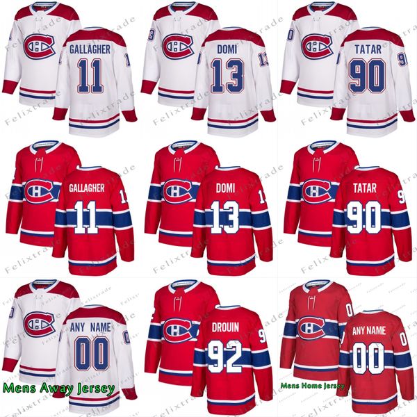

Montreal Canadiens Jersey Brendan Gallagher Max Domi Jonathan Drouin Joel Armia Tomas Tatar Phillip Danault Jeff Petry Paul Byron Shaw