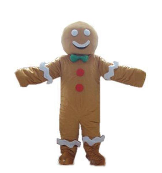 2019 Alta qualidade hot cookies bebê Personagem de Banda Desenhada traje homem mascote gingerbread mascote Produtos Personalizados feitos sob encomenda frete grátis shrek