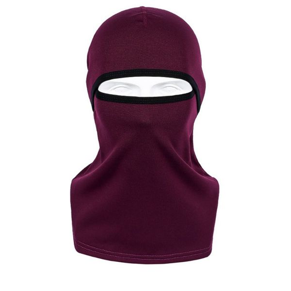 

winter sports full face neck headgear mask windproof breathable lightweight riding hiking cycling cap masks, Black