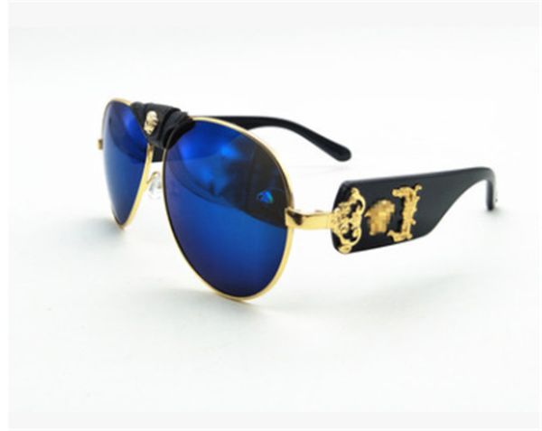 

glass lens polit luxury 0106 sunglasses carfia uv400 sunglasses for men designer sunglasses vintage metal sport sun glasses, White;black