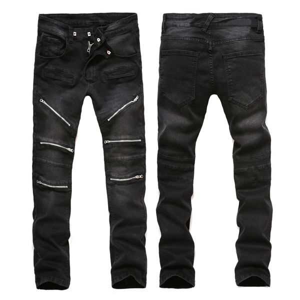 

fashion men jeans new arrival design slim fit fashion jeans for men good quality black color, Blue