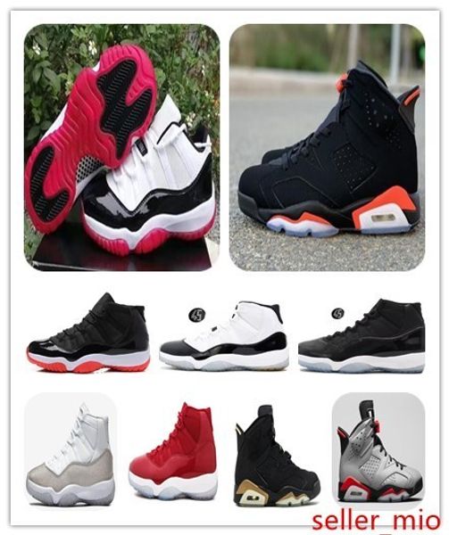 

2020 bred 11 metallic silver concords 11s space jam basketball shoes mens&womens with stock x 6s dmp midnight navy athletics