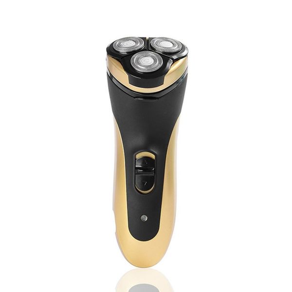 

baojun 9188 3 blades rotating rechargeable electric shaver portable 4w electric razor with led lighting function