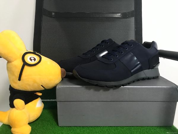 

original famous designer mens shoes multi-color low to help designers fashion comfortable men casual shoes with box, Black