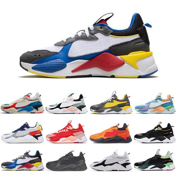 

2020 rs-x reinvention mens womens sneaker shoes creepers black white new multicolor breathable mens trainers shoes size 36-45