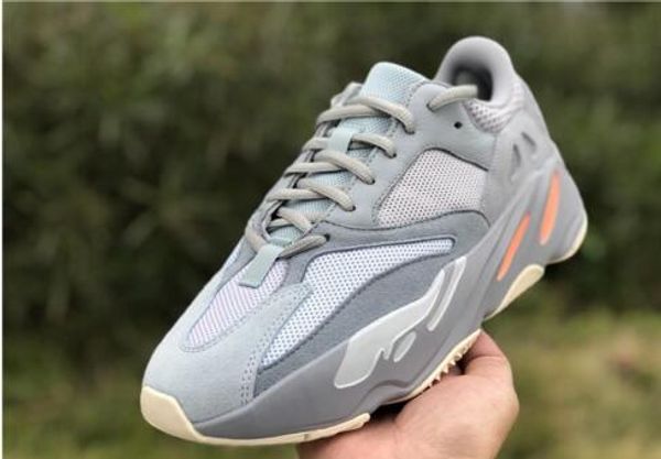 

New Grey 700 Inertia Mauve 700 V2 Static Kanye West Wave Runner casual Outdoor Sneakers With Box