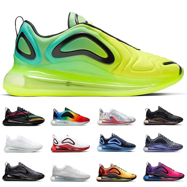 

wholesale running shoes men women black white sunset pride northern lights green carbon mens trainer athletic sports sneakers size 36-45