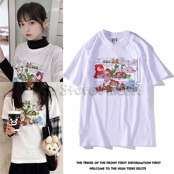 

uniqlo ut toystory t-shirts for man and woman 2019 toy buzz woody story 4 dhl, Blue