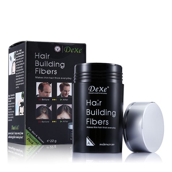 

Темно-коричневый 22g Dexe Строительные волос волокна Refill парик Человеческие Расшире