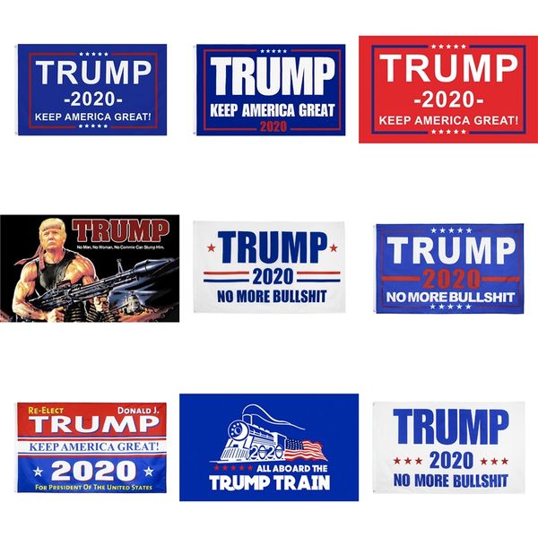 

new 150*90cm 2020 trump banner presidential campaign flags 6 styles campaign posters keep america great banner t3i5823 #740