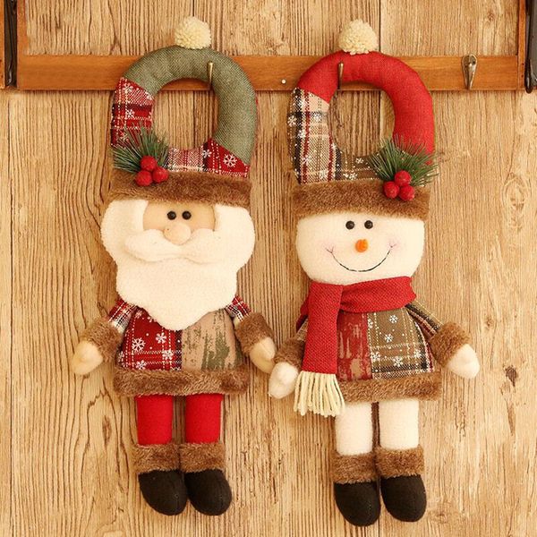 

christmas doll door hanging ornament christmas decoration old man snowman doll tree decoration children's toy pendant