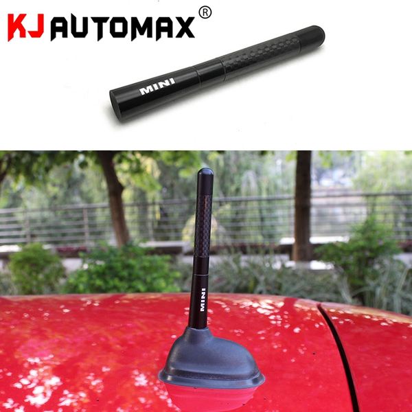 

for mini cooper r50 r53 r55 r56 r57 r58 r59 r60 f55 f56 all fit carbon fibre fiber car styling roof antenna aerial accessories