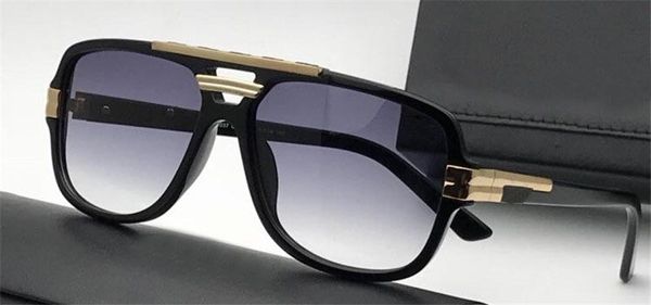 

luxury-new fashion designer pilot sunglasses8037 simple popular style for man selling uv400 protection eyewear with original box, White;black