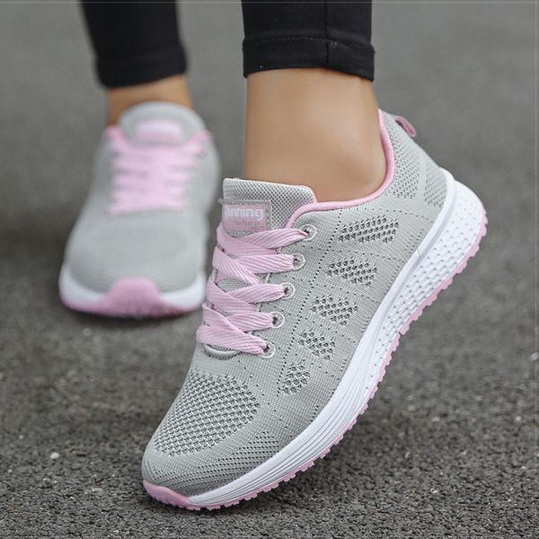 

new women causal shoes weightlight sneakers women vulcanize shoes sport femme walking white black outdoor tenis feminino