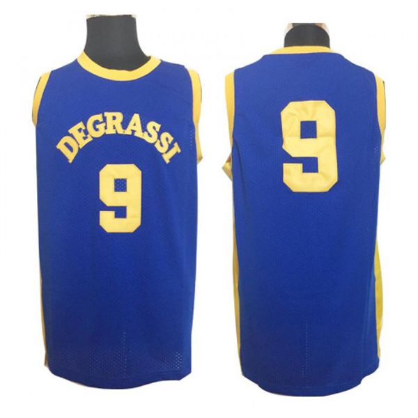 

Drake Jimmy Brooks 9 Degrassi Community School Panthers Basketball Jersey Double Stiched High Quality shirt IN STOCK Free Shipping