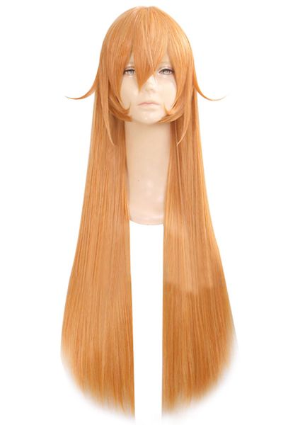 

food wars шокугэки но сома эрина накири 65см аниме костюм парик косплей, Black