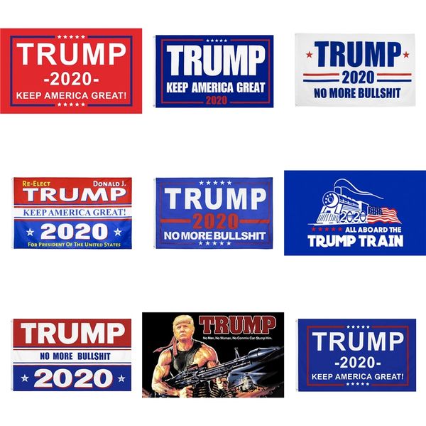 

new hand held trump flag 90*150cm mini 2020 keep america great polyester banner flags stick flags 6014 #612