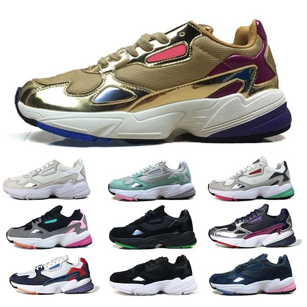 

2019 falcon w designer men sneakers running shoes triple black and white trainers sport outdoor casual women shoes size 36-45