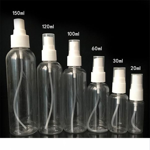 

30 50 60 100 мл пэт ясно пустой косметический спрей бутылка образец бутылки многоразового использования бутылки путешествия прозрачный пласт