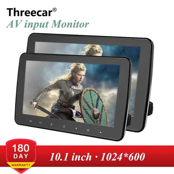 

1024x600 10 inch ultra thin tft lcd headrest dvd monitors hd video input radio av monitor for car audio android dvd player