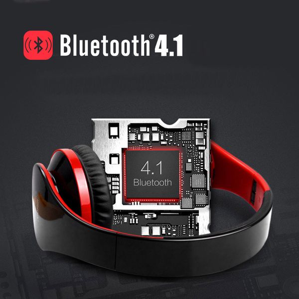 

wireless earphone bluetooth headphones over ear stereo wireless headset soft leather earmuffs built-in mic for pc/cell phones/tv