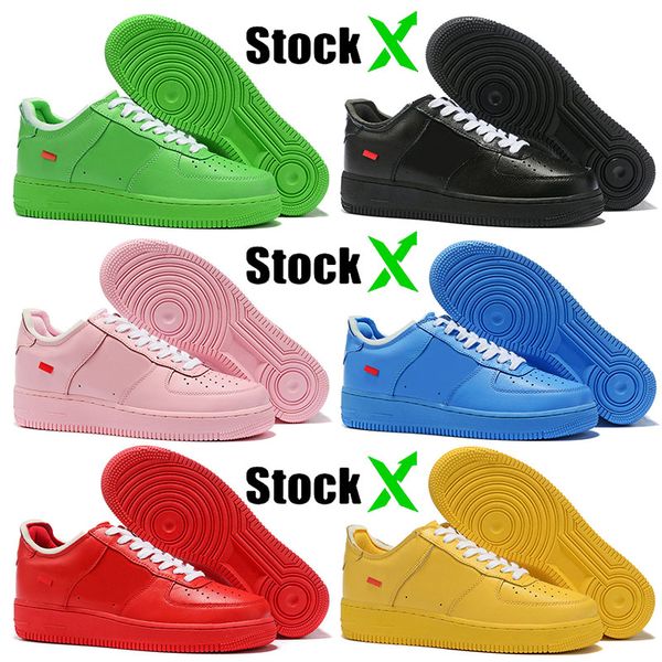 

off one 1 mca university blue green pink red gold running shoes for men women n354 triple white black easter 2020 sneakers trainers