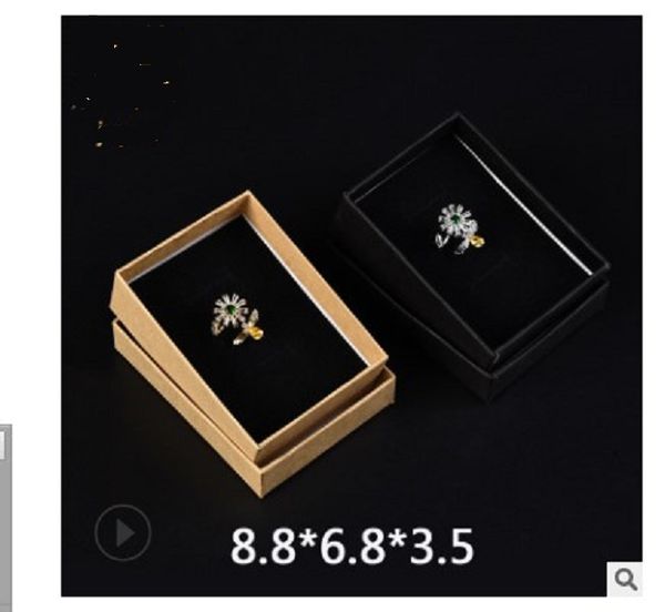 

2020 gift box jewelry high grade atmospheric gift box brooch packaging box new valentine's day