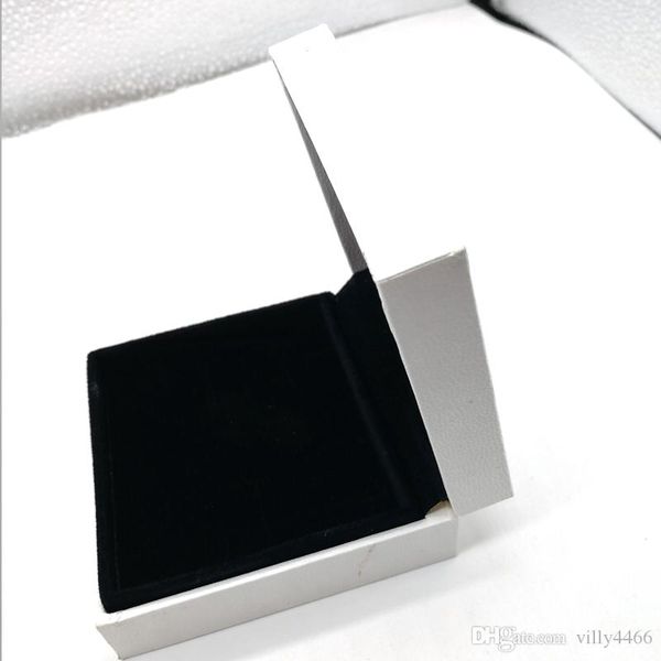 

2019 new fashion white style box bracelet bangle box of original jewelry please buy with jewelry send together, Black;white