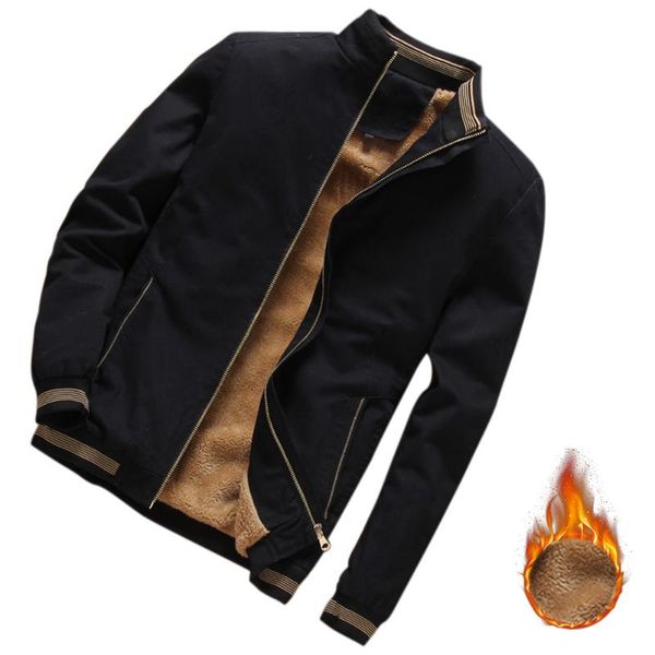 

man jackets winter jackets fashion casual coat clothing for men slim stand collar coat -mx8, Black;brown