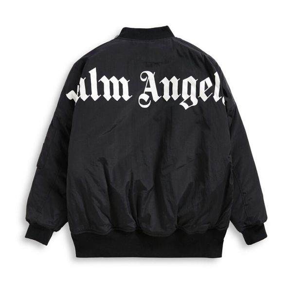

Eu ize european and american popular logo palm angel jacket ca ual port tand collar jacket men de igner jacket, Black;brown