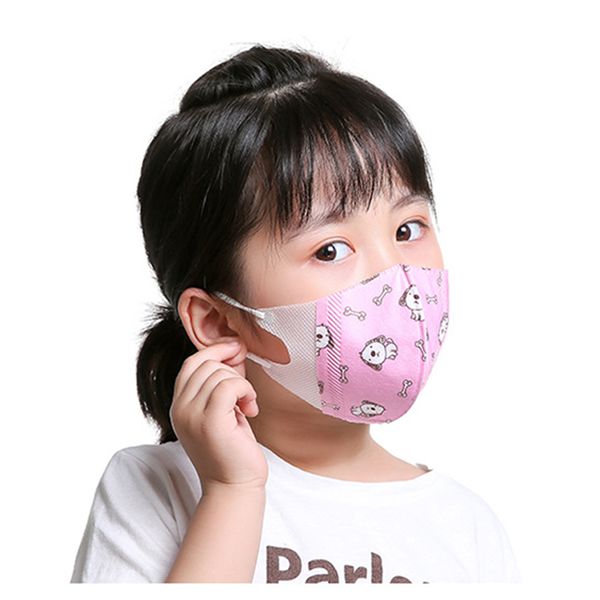 

pm2.5 children anti-pollution masks girls cartoon mouth face masks kids anti-dust breathable earloop washable reusable cotton mask