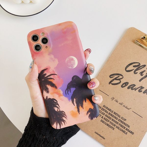 

for iphone 11 pro phone case xs max xr pink starry sky 7 8 x plus fine pore liquid silicone cell phone cases