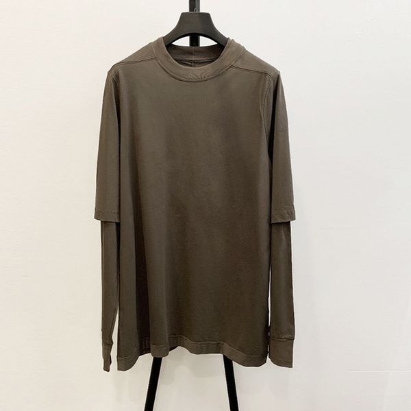 

long sleeve 100% cotton ro darkness style men long sleeve t shirts oversized tees women men tees punk printed black t shirt, White;black