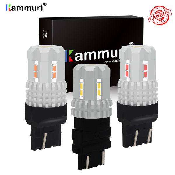 

kammuri canbus w21/5w w21w car led t20 7440 7443 srck w21 5w p27/5w 3156 3157 led 12v car auto turn signal brake reverse drl
