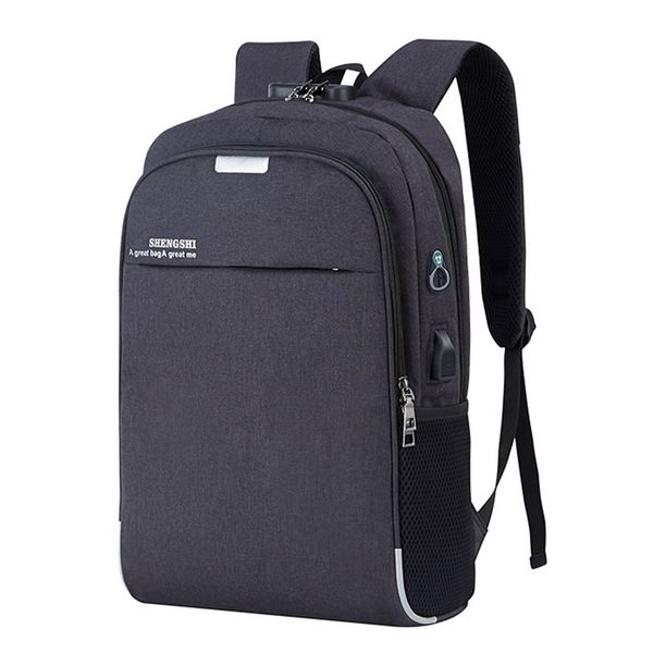 

2020 new backpack lapbackpack usb charging backbag travel daypacks male school bookbag leisure anti theft mochila