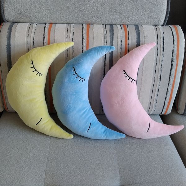 33 Cm Nursery Bedding Moon Pillows Plush Stuffed Toys Baby Kids
