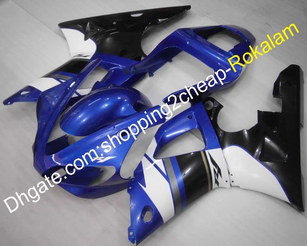 

yzf1000 injection fairings 00 01 yzf r1 for yamaha 2000 yzf-r1 2001 yzfr1 black white blue body work fairing kit (injection molding)