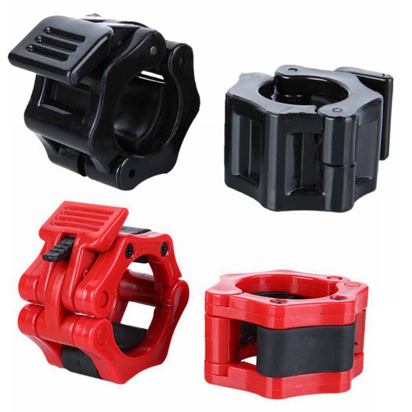 

1 pair 25mm exercise weight collar barbell collar lock gym fitness clamps dumbbell spring collars weightliftingbarbell attachmen