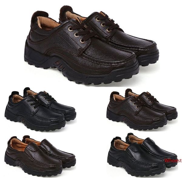 

новые прибытия обувь для мужчин черного коричневого пу кожи восемь спортивных тренер мужского размера моды кроссовок 40-45