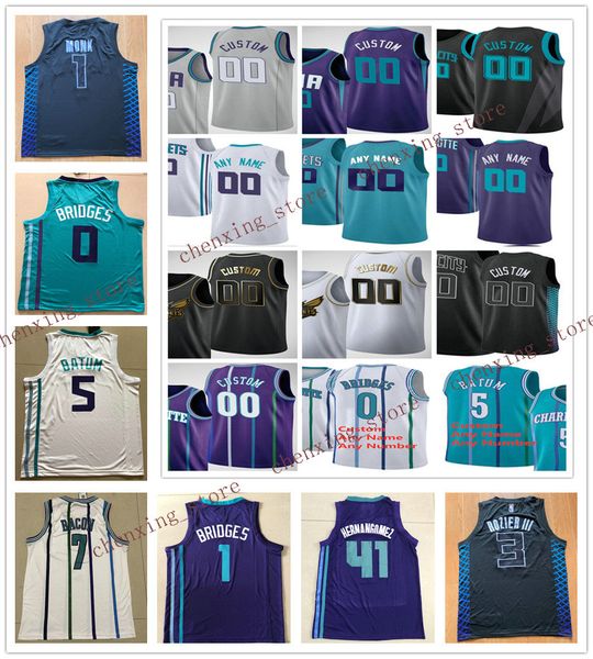 

printed men miles 0 bridges willy 9 hernangomez devonte' 4 graham dwayne 7 bacon cody 11 martin jerseys 2020 new, Black