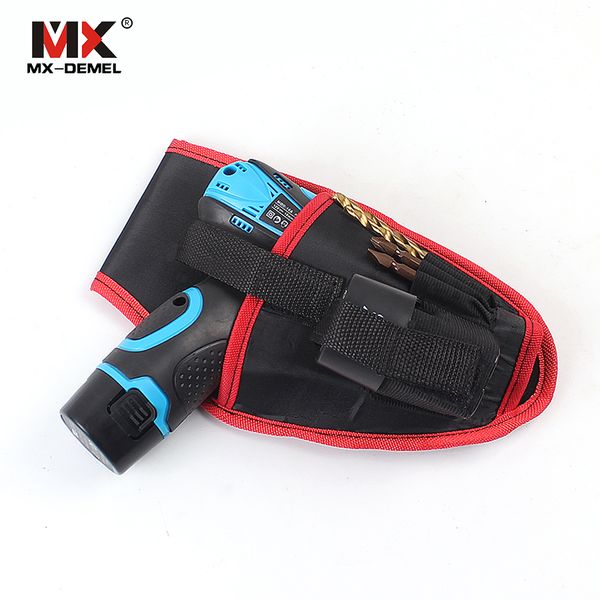 

mx-demel 12v drill waist tool bag portable cordless drill holder holst tool pouch electrician tools hand tools bag