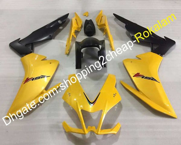 Parte del motociclo per Aprilia RSV4 RS V4 1000 2009 2010 2011 2012 2013 2014 2015 Kit carenatura moto giallo nero (stampaggio ad iniezione)