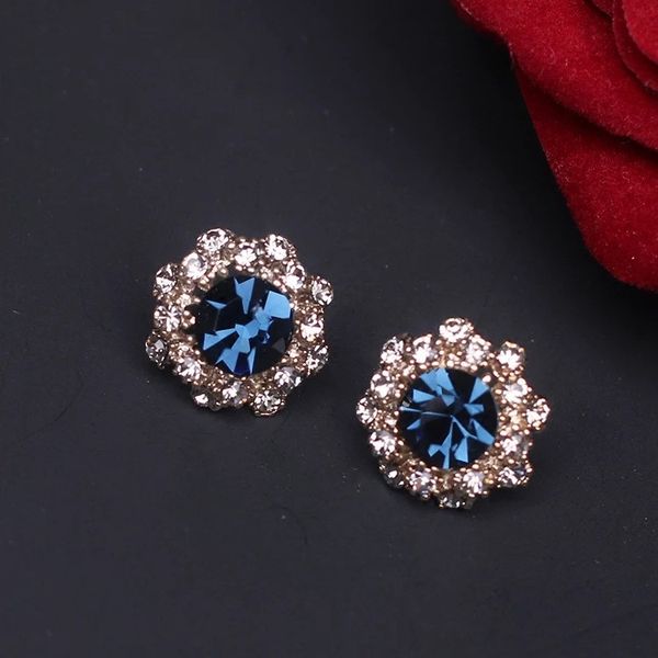

luxury crystal earring femal jewelry birthday gift bride earrings 2020 austria crystal stud sterling silver pin ing
