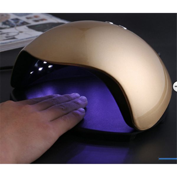 

quick drying led 48w uv lamp gel nail dryer machine helmet shape eu plug led nail lamp double light curing art dryer tools