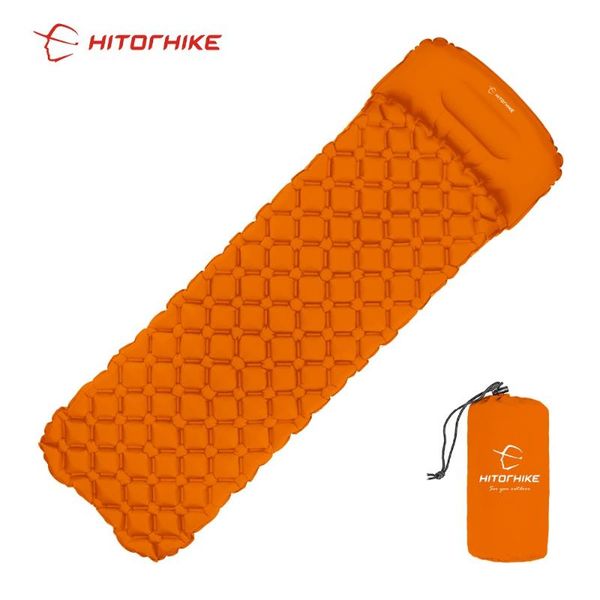 

sleeping pad camping beach mat outdoor inflatable cushion sleeping bag mattress folding bed fast filling air moisture proof