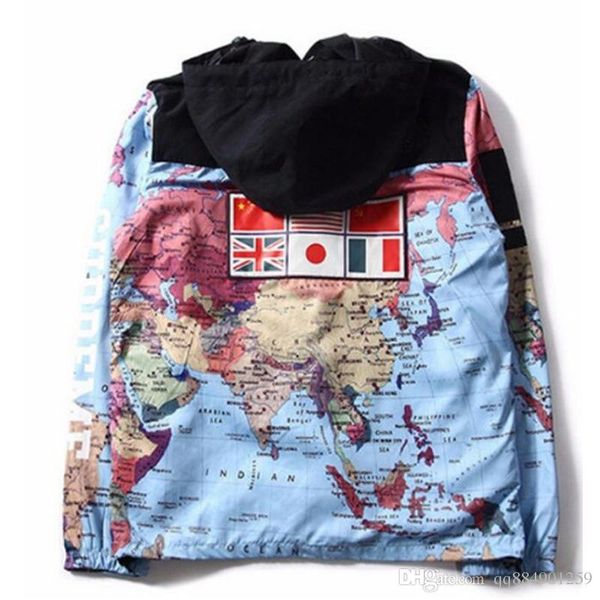 

fashion designer hoodie a mens jacket clothing military map reflective jackets hooded black mens luxury jackets hoodies noctilucent, Black;brown